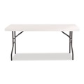 Office & Office Supplies | Iceberg 65353 60 in. x 18 in. x 29 in. IndestrucTable Classic Rectangular Folding Table - Platinum image number 1