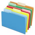 File Folders | Pendaflex 4350 1/3 ASST 1/3-Cut Tabs Assorted Legal Size Interior File Folders - Assorted Colors (100/Box) image number 1