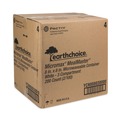 Food Trays, Containers, and Lids | Pactiv Corp. YCN808030000 EarthChoice SmartLock 8.31 in. x 8.35 in. x 3.1 in. Microwaveable MFPP 3-Compartment Hinged Lid Containers - White (200/Carton) image number 4