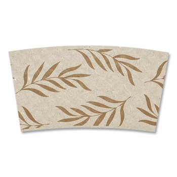 World Centric SL-PA-ME Hot Cup Sleeves Fits 8 oz. Cups - Natural (1000/Carton)