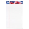 Just Launched | TOPS 75101 American Pride 5 in. x 8 in. Writing Pad - Narrow, White (50 Sheets/Pad, 12 Pads/Pack) image number 2