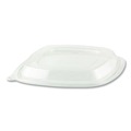 Food Trays, Containers, and Lids | Anchor 4308100 8 in. Crystal Classics Square Lid - Clear (150/Carton) image number 2