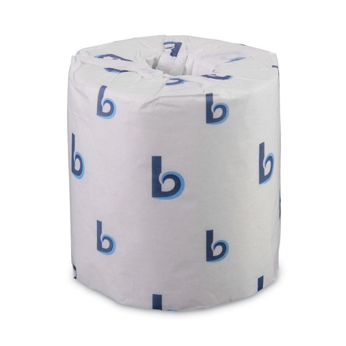 Just Launched | Boardwalk B6150 2-Ply Septic Safe 156.25 ft. Roll Length Toilet Tissue - White (96/Carton) image number 0