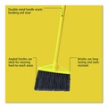 Brooms | Rubbermaid Commercial FG637500GRAY 7920014588208 46.78-in Handle Angled Large Broom - Gray/Yellow image number 2