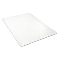 Office Chair Mats | Deflecto CM21442FPC 46 in. x 60 in. All Day Use Chair Mat for Hard Floors - Rectangle Clear image number 0
