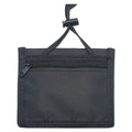 Label & Badge Holders | Advantus 75452 5 in. x 4.25 in. Holder 2.75 in. x 4 in. Insert 48 in. Cord Horizontal ID Badge Holders with Convention Neck Pouch - Black/Clear (12/Pack) image number 1