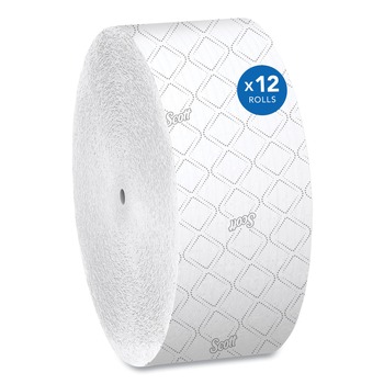 Scott 07006 Essential Coreless JRT Septic Safe 1150 ft. 2 Ply Tissues - White (12/Carton)