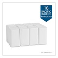 Just Launched | Georgia Pacific Professional 21000 9.2 in. x 9.4 in. 2 Ply Blue Select Multi-Fold Paper Towel - White (2000/Carton) image number 1