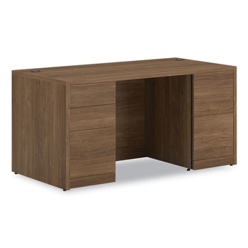 HON H105892.PINCPINC 10500 Series 60 in. x 30 in. x 29.5 in. Double Pedestal Desk with Full Pedestals - Pinnacle
