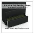 Office Filing Cabinets & Shelves | Alera 25497 36 in. x 18.63 in. x 67.63 in. 5 Lateral File Drawer - Legal/Letter/A4/A5 Size, Black image number 7
