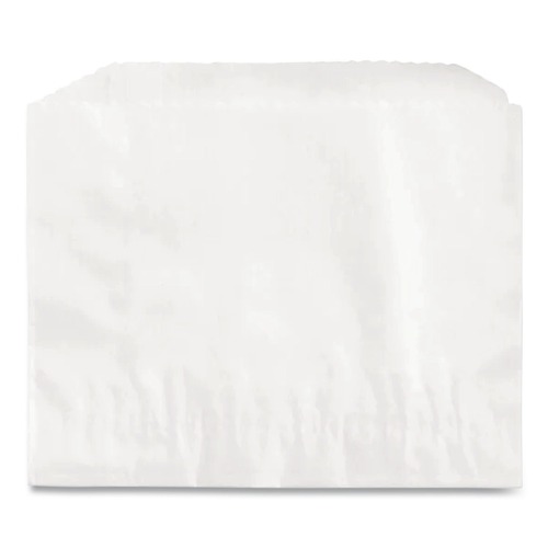  | Bagcraft 450003 4-1/2 in. x 3.5 in. French Fry Bags - White (2000/Carton) image number 0