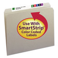 File Folders | Smead 12310 0.75 in. Expansion Reinforced Top Tab Colored File Folders - Letter Size/Gray (100/Box) image number 5