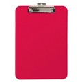 Clipboards | Mobile OPS 61622 0.25 in. Clip Capacity Holds 8.5 in. x 11 in. Sheets Unbreakable Recycled Clipboard - Red image number 0