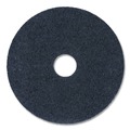 Cleaning & Janitorial Accessories | Boardwalk BWK4019HIP 19 in. Diameter High Performance Stripping Floor Pads - Black (5/Carton) image number 1