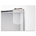 Labor Day Sale | Quartet WPS2000 Premium Workstation Privacy Screen, 38w X 64d, Translucent Clear/silver image number 3