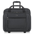 Office & Office Supplies | SOLO PT136-4 17.5 in. x 9 in. x 14 in. Polyester Classic Rolling Case Fits Devices Up to 17.3 in. - Black image number 0