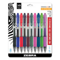 Pens | Zebra 46881 0.7 mm Sarasa Dry Gel X20 Gel Pen - Medium/Assorted Ink and Barrel Colors (10/Set) image number 0