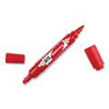 Back to School Sale | Tombow 56647 Mono Twin Fine/Broad Tips Bold Permanent Marker - Red (10/Box) image number 1