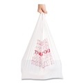  | Barnes Paper Company 6415THYOU 4 in. x 15 in. 2 mil Plastic Thank-You T-Sack - White (2000/Carton) image number 3