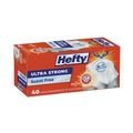 Trash Bags | Hefty E8-8338 Ultra Strong 23.75 in. x 24.88 in. 13 gallon Drawstring Extra Heavy-Duty Tall Kitchen Trash Bags - White (240/Carton) image number 1