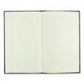 Notebooks & Pads | National 57131 Texthide Eye-Ease 14.25 in. x 8.75 in. Sheets Record Book - Black/Burgundy/Gold Cover image number 1