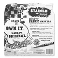Washable Markers | Sharpie 1779005 Stained Medium Brush Tip Fabric Markers - Assorted Colors (8/Pack) image number 3