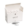 Binding Spines & Combs | U Brands 3684U06-24 Vinyl-Coated Paper Clips - Silver/Medium (200 Clips/Box, 5 Boxes/Pack) image number 3