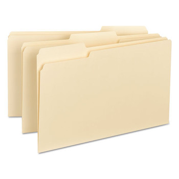 Smead 15230 0.75 in. Expansion 1/3-Cut Tabs Assorted Tab Postion Interior File Folders - Manila (100/Box)