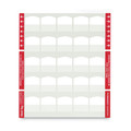 Dividers & Tabs | Redi-Tag B33117 1.13 in. Wide 1/5-Cut Laser Printable Index Tabs - White (100/Pack) image number 3