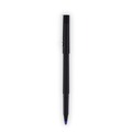 Pens | uni-ball 60153 0.5 mm Stick Roller Ball Pen - Blue Ink/Black/Blue Barrel/Extra-Fine (1-Dozen) image number 2