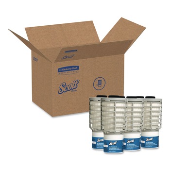ODOR CONTROL | Scott 91072 Essential 48 ml Cartridge Continuous Air Freshener Refills - Ocean Scent (6/Carton)