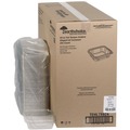 Food Trays, Containers, and Lids | Pactiv Corp. TEHL7X624 7.25 in. x 6.37 in. x 2 in. 24 oz. EarthChoice Tamper Evident Recycled Hinged Lid Deli Container - Clear (231/Carton) image number 0