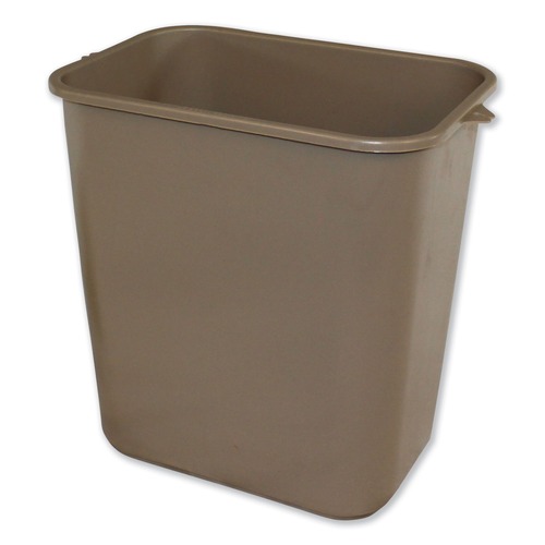 Trash Cans | Impact 7702-15 20-Quart Polyethylene Soft-Sided Wastebasket - Beige image number 0