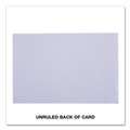 Flash Cards | Universal UNV47230EE 4 in. x 6 in. Index Cards - Ruled, White (100/Pack) image number 7