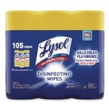 Hand Wipes | LYSOL Brand 19200-82159 7 in. x 7.25 in. 1-Ply Disinfecting Wipes - Lemon and Lime Blossom White (4/Carton) image number 2