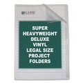 File Folders | C-Line 62139 Deluxe Vinyl Project Folders - Legal, Clear (50/Box) image number 1