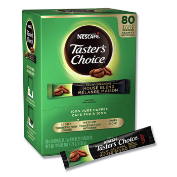 COFFEE | Nescafe 11005994 0.06 oz Taster's Choice Stick Pack - Decaf (80/Box)