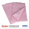 Food Service | WypAll 06354 X70 1-Ply 12.5 in. x 23.2 in. Wipers - Red (300/Carton) image number 1