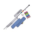  | Boardwalk BWKBWMS16MFM 59 in. Bucketless Microfiber Mop System Kit - Gray image number 1