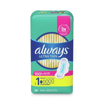 Always 80724761 Regular Ultra Thin Pads (36/Pack)