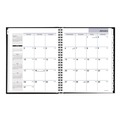 Notebooks & Pads | AT-A-GLANCE G400H00 8.5 in. x 7 in. 12-Month (Jan to Dec): 2026 DayMinder Hard-Cover Unruled Monthly Planner with Memo Section - Black Cover image number 2