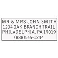 Stamps & Stamp Supplies | Trodat 5915 0.75 in.  x 1.88 in. Printy Do It Yourself Self-Inking Message Stamp - Black image number 1