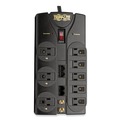 Surge Protectors | Tripp Lite TLP810NET Protect It! 10 ft. Cord 8 AC Outlets 3,240 J Surge Protector - Black image number 3