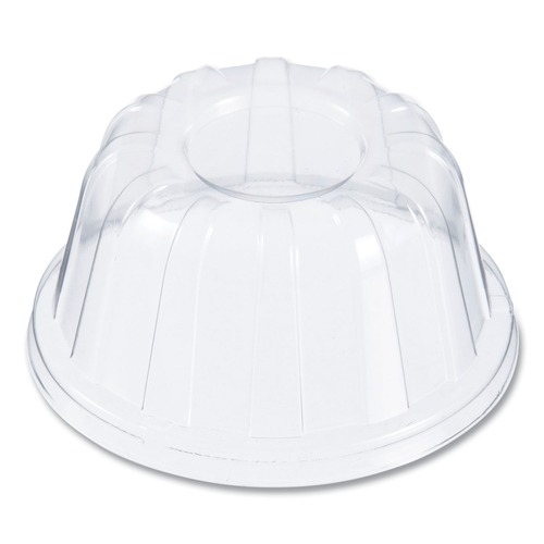 Cups and Lids | Dart 20HDLC 5 oz. - 32 oz. D-T Sundae/Cold Cup Lids - Clear (1000/Carton) image number 0