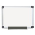White Boards | MasterVision MA0212170MV 18 in. x 24 in. Aluminum Frame Value Melamine Dry Erase Board - White image number 0