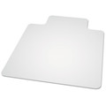 Office Chair Mats | ES Robbins 143002 36 x 48 Natural Origins Chair Mat with Lip for Hard Floors - Clear image number 0