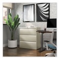 Office Filing Cabinets & Shelves | Alera 25488 36 in. x 18.63 in. x 40.25 in. 3 Legal/Letter/A4/A5 Size Lateral File Drawers - Putty image number 1