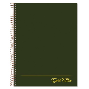  | Ampad 20-816 Gold Fibre 1-Subject Project-Management Format Wirebound Project Notes Book With (84) 9.5 in. x 7.25 in. Sheets - Green Cover