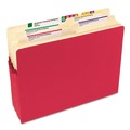 File Jackets & Sleeves | Smead 73231 3.5 in. Expansion Colored File Pockets - Letter Size, Red image number 6