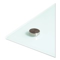 White Boards | U Brands 3971U00-01 35 in. x 35 in. Magnetic Glass Dry Erase Board Value Pack - Frosted White image number 2